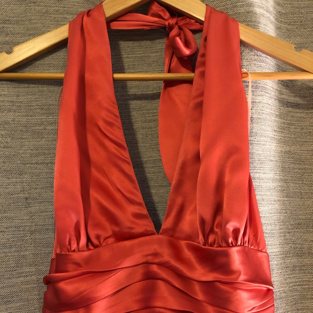 Silk Halter Dress